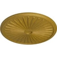 thumbnail image 3 of 33 1/8"OD x 3 1/2"ID x 1 3/8"P Leandros Ceiling Medallion (Fits Canopies up to 5"), Hand-Painted Pharaohs Gold, 3 of 6