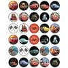 30 x Edible Cupcake Toppers Cars Lightning McQueen Themed Collection of Edible Cake Decorations | Uncut Edible on Wafer Sheet