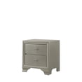 thumbnail image 6 of Ortensia Champagne LED Upholstered Panel Bedroom Set Special Full 4 Piece: Bed, Dresser, Mirror, NightStand, 6 of 13