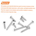 thumbnail image 2 of #7 X 1/2"" 5/8"" 3/4"" 1"" 1-1/4"" Juego De Tornillos Para Madera Helifouner 160 Piezas Kit Surtido De Tornillos Autorroscantes De Cabeza Avellanada Phillips Tornillos Para Madera De Cabeza Plana Phil, 2 of 5