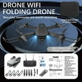thumbnail image 5 of Aerial Photography Drone under $5! Kadlawus Aerial Photography Drone, HD Camera Drone with Altitude Hold, Remote Control Quadcopter, Foldable, Beginner Friendly, Outdoor Flying, Toy, Gift, 5 of 8