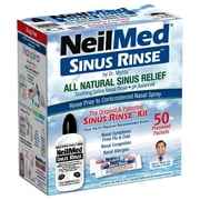 NeilMed Sinus Rinse, Premixed 50 Sachets, Pack of 2