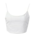 thumbnail image 3 of FOCUSNORM Women Sling Top Solid Color Crop Low Chest Sexy Bodycon Top Clothes, 3 of 5