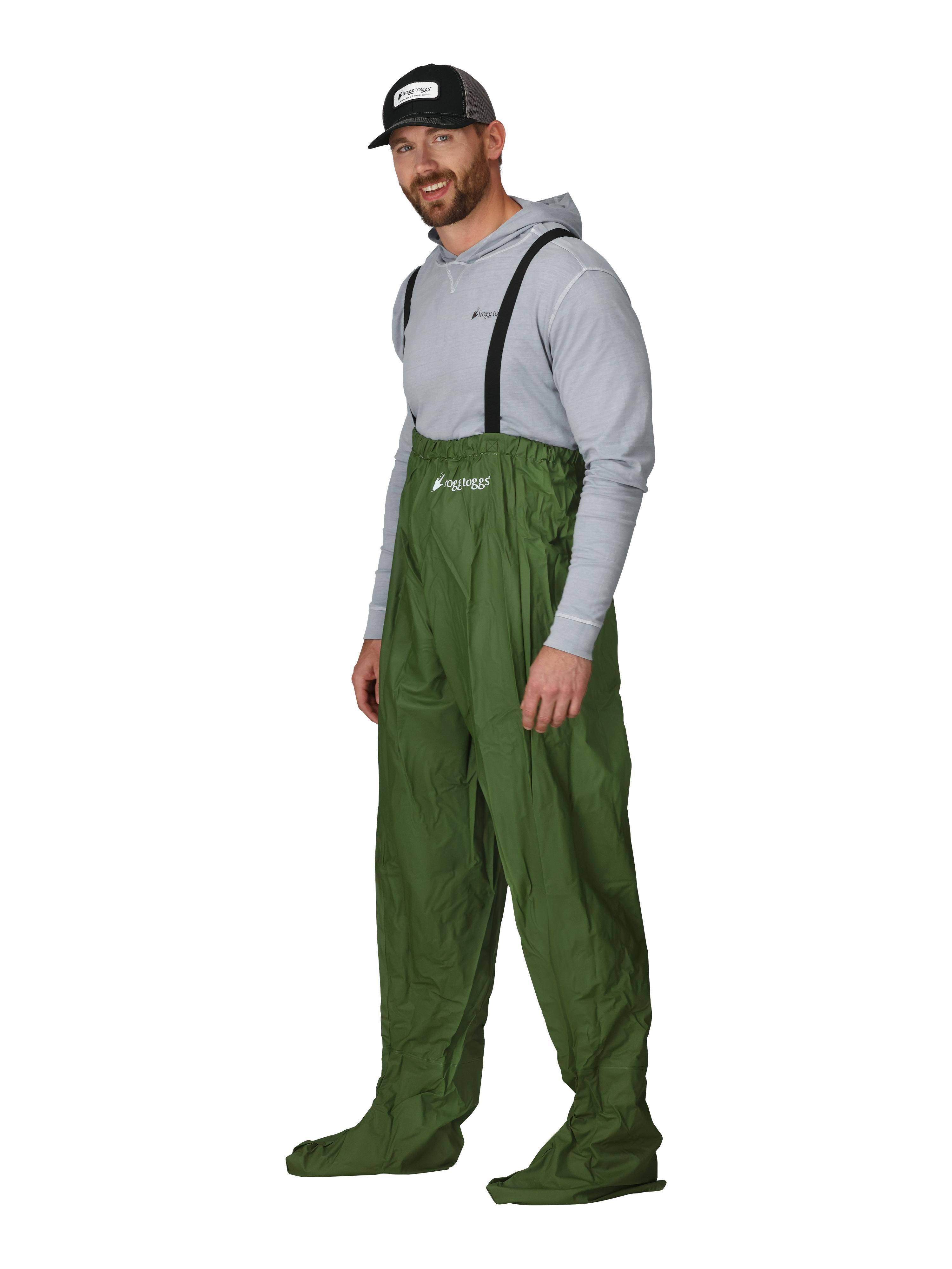 Frogg Toggs Rana Emergency Stockingfoot Wader for Men, Waterproof Fishing Gear, Size MD/LG