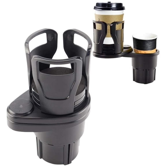 VONTER Cup Holder Expander Large Compatible with Hydro Flask for Car Fits Most Sizes, Extender for Nalgene Contigo Yeti Rambler Insert Adapter