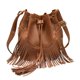 thumbnail image 1 of Bandolera tipo bandolera de piel bohemio con flecos, 1 of 2