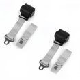 thumbnail image 1 of Standard 2 Point Gray Retractable Bucket Seat Belt Kit with 2 Belts for 1966-1973 Jeep Commando, 1 of 1