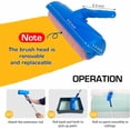 thumbnail image 5 of Nichiyo 10 inch Ceiling Paint Roller with Splash Guard | Adjustable No-Drip Roller for Ceilings & Walls, Pink (EL01160), 5 of 10