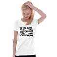 thumbnail image 4 of US Army Logo My Bro Defending Freedom Women's T Shirt Ladies Tee Brisco Brands S, 4 of 5