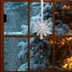 thumbnail image 5 of Christmas Transparent Snowflake Acrylic Pentacle Star Ice Bar Christmas Tree Snowflake Decoration Pendant, 5 of 5