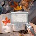 thumbnail image 3 of Konghyp Handheld Magnifier – USB-Charged with 10 LEDs and Three Light Levels, Ideal for Elderly Reading Newspapers, Includes Power Display for Convenience and Clarity., 3 of 5