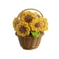 thumbnail image 2 of JJKBVCLO Handmade Crochet Pot Desktop Ornament Decorative Knitted Potted Home Desk Accessory Unique Idea, 2 of 6