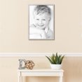 thumbnail image 3 of ArtToFrames 18" x 25" Bright Silver Picture Frame, 18x25 inch Silver Wood Poster Frame (WOM-4752), 3 of 7