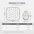 thumbnail image 3 of Vsdgher Snowflake Minimalist Print Car Windshield Sun Shade, Reflective Sunshade Window Sunshade Sun Visor Protector Fit for Cars,Trucks,SUVs-Large, 3 of 6