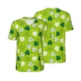 thumbnail image 6 of Rocae St Patrick's Day7 for Breathable Men's Baseball T-Shirt Fashionable Casual Baseball Jersey, Moisture-wicking Sportswear Medium, 6 of 9