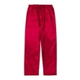 thumbnail image 2 of Aunavey Mens Satin Pyjamas Pants Sleep Pj Bottoms Lounge Long Pants with Drawstring, 2 of 6