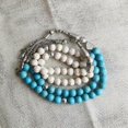 thumbnail image 5 of Pulsera con 33 cuentas de oración de bendición, colgante religioso, cuentas turquesas, unisex, 5 of 5
