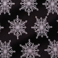 thumbnail image 3 of Black Gradient Snowflakes Necktie Mens Tie, 3 of 3