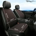 thumbnail image 3 of Car Seat Cover Protector Linen Front Rear Back Cushion Protection Pad Mat Backrest for Auto Interior Truck SUV(1 Front Black), 3 of 5