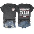 thumbnail image 2 of YLHFASHION T-shirt de Baseball pour Femmes, T-shirt Cœur de Baseball, T-shirt Maman de Baseball, Col Rond Décontracté, Manches Courtes, Articles en Liquidation, T-shirt Manches Courtes pour Femmes, 2 of 4