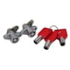 thumbnail image 1 of 2 Cerra De Alforjas Rojas Nuevas Para 3 Llaves Para Touring Electra DYNWAVEMX Candados para alforjas de motocicletas, 1 of 8