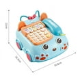 thumbnail image 3 of Noehoiugi Musical Light Up Telephone Toy, Educational Keyboard With Sounds For Ages 0-6 Months And 1+ Years, Infant Development Toy, 3 of 9