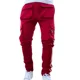 thumbnail image 3 of Pantalones de hombre con múltiples bolsillos y múltiples bolsillos, pantalones cargo para hombre, pantalones de jogging ajustados y elásticos, pantalones holgados de licra, ropa de alta calidad, noved, 3 of 5