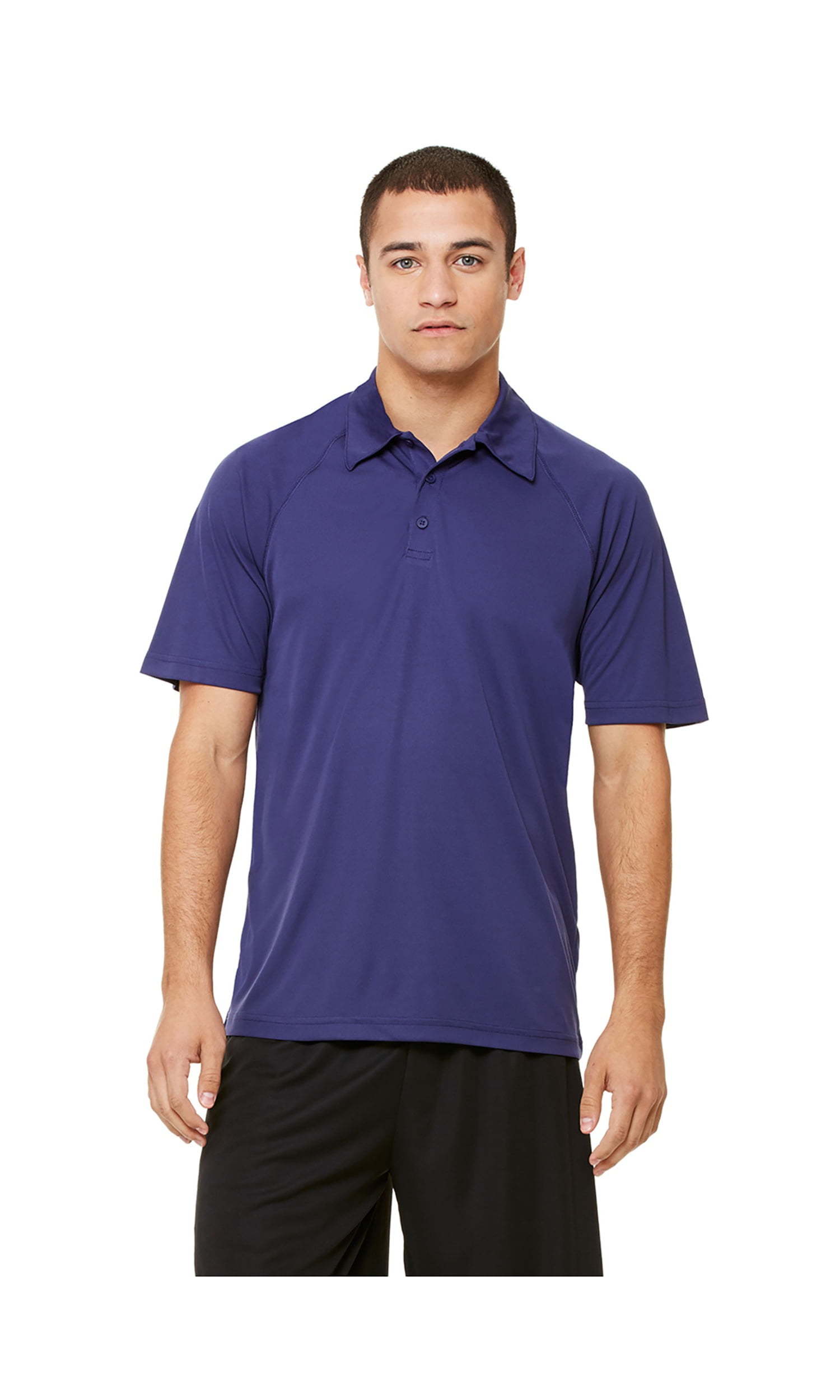 Alo Alo Men's Performance 3Button Raglan Polo Shirt, Style M1829