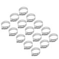 thumbnail image 4 of Stainless Steel Hose Clips20Pcs Hose Pipe Clips Fastener Pipe Clips Highly Recommended, 4 of 5