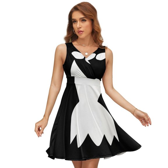 Wilma Flintstones Sleeveless Dress Women Summer Evening Dresses Ladies Sundress