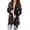 Black, variant on Herrnalise Autumn And Winter Women's Christmas Printed Coat Loose Long Sleeve Cardigan Coat Tops