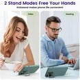thumbnail image 4 of iPhone 14 Pro Max Case with Stand/Kickstand,Silicone Shockproof Slim Thin Phone Case for iPhone 14 Pro Max 6.7 inch (Green), 4 of 14