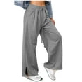 thumbnail image 1 of Pincandy Women's Casual Wide Leg Pants - Loose Fit with Tie Waist & Pockets, Comfortable & Stylish for Everyday Wear & Relaxed Outfits, 1 of 7