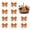 Style A - 10 Pcs, variant on 10PC Fall Bows for Wreath, Orange Plaid Harvest Bows Thanksgiving Wreath Bow Decor 6x5.7in