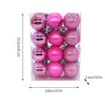 thumbnail image 5 of XGFHYJEH Christmas Balls Set, 3cm 24pc Christmas Balls on Sale, XMAS Tree Ball, XMAS Balls Ornaments Decorations, Christmas Ornaments Clearance, Christmas Tree Decorations Clearance, 5 of 7