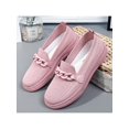 thumbnail image 2 of Women Slip On Flat Shoes Breathable Walking Shoes Knit Loafers Flats, 2 of 4