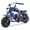 Blue, variant on Aoemoe Gas Mini Chopper Bike, DB004 Model 49.4 CC 2-Stroke Powered Mini Bike, Pink