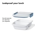 thumbnail image 2 of Recipiente OXO Prep and Go dividido de 2 tazas, azul océano, 2 of 8
