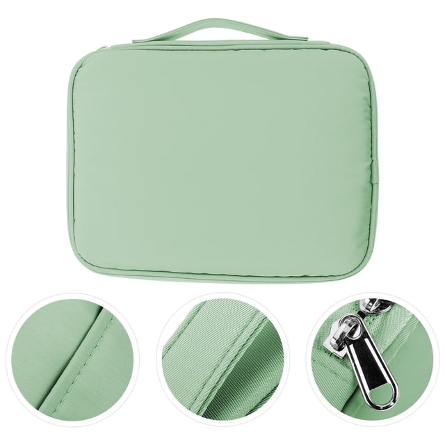 IDEANATEGRATE 2Ud Para Tablet Verde Con Espuma Y Bolsillos Para Accesorios