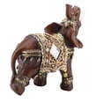 thumbnail image 2 of Riousery Estatua de Elefante de la Suerte Feng Shui Grano de Madera Grande (14 x 14 cm / 5.5 x 5.5 inches), 2 of 9