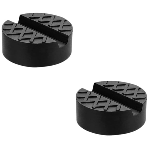 2pcs Vehicle Jack Pad Floor Jack Rubber Pad Jack Rubber Support Block for Vehicle