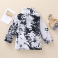 thumbnail image 4 of TAIAOJING Toddler Baby Boy Girl Hooded Jacket Kids Child Baby Colorful Artificial Wool Collar Long Sleeved Zipper Sweatshirt Jacket Outer Outwear Outfits Clothes 2-3 Years, 4 of 8