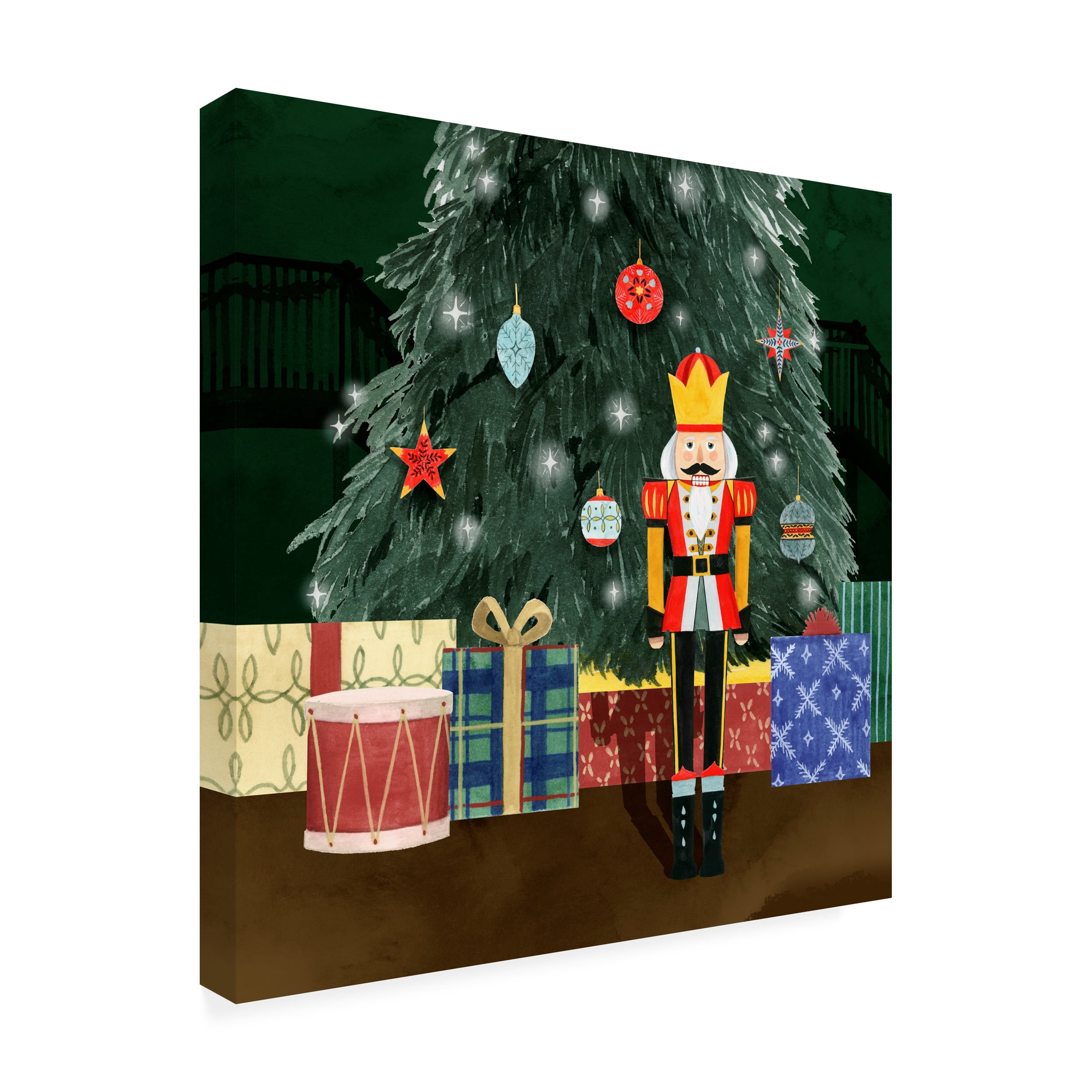 Grace Popp 'Christmas Nutcracker I' Canvas Art