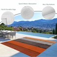 thumbnail image 4 of Fsddascl Burnt Orange Grey Outdoor Rug for Patio/Deck/Porch, Non-Slip Large Area Rug 6 x 9 Ft, Vintage Stripe Farmhouse Wood Grain Indoor Outdoor Rugs Washable Area Rugs, Camping Rug Carpet, 4 of 5