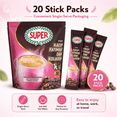 thumbnail image 3 of (2 Pack) Super Power 5 in 1 Collagen Instant Coffee 2 x (440g, 22g x 20 Sticks), 3 of 7