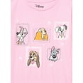 thumbnail image 2 of Disney Dogs Stay Pawsome Girls Short Sleeve Graphic T-Shirt, Sizes 4-16, 2 of 3
