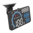 thumbnail image 1 of Pantalla HUD, velocímetro GPS, alarma de velocidad, velocímetro GPS con alarma de exceso de velocidad, velocímetro GPS, diseño aerodinámico, 1 of 12