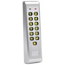 Linear Access Keypad Mullion,1-5/7 in. W,Silver 212ILM-AL
