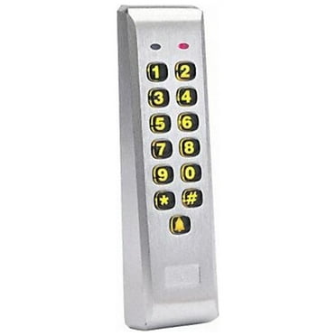 Linear Access Keypad Mullion,1-5/7 in. W,Silver 212ILM-AL