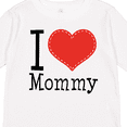 thumbnail image 4 of Inktastic I Love Mommy Heart Boys or Girls Long Sleeve Toddler T-Shirt, 4 of 5